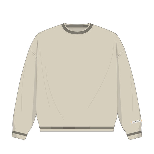 Crew Sweater - Bone White