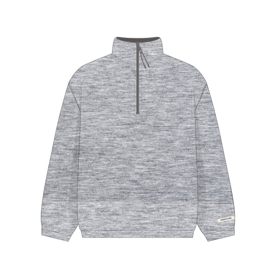 Range Quarter Zip - Grey Heather