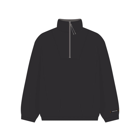 Range Quarter Zip - Jet Black
